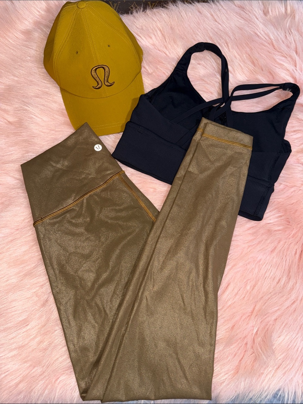 Lululemon Wunder Under High-Rise Tight *Foil 28" Matte Copper Foil size 6 NWOT